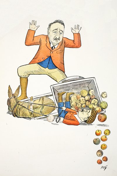 The Diamond Mine R, Illustration from The Struwwelpeter Alphabet, Verse by Harold Begbie by Francis Carruthers Gould